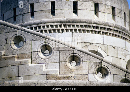 Bastion des Pêcheurs (Halaszbastya), Budapest (Hongrie) Banque D'Images