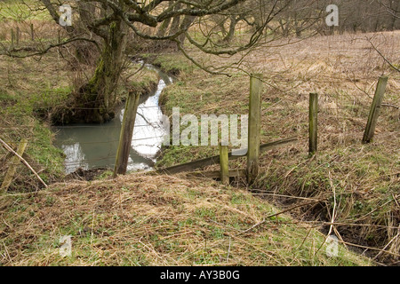 Le paysage rural autour du village de Glanton dans le Northumberland, en Angleterre. Banque D'Images