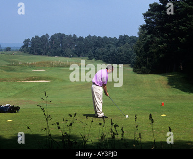 Partiront en golfeur, Ecosse, Royaume-Uni Banque D'Images