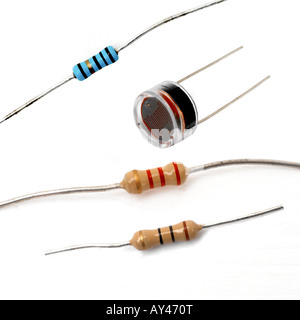 Résistances de sélection Banque D'Images