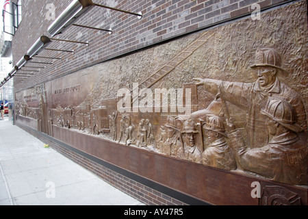 911 memorial Ground Zero à New York Banque D'Images