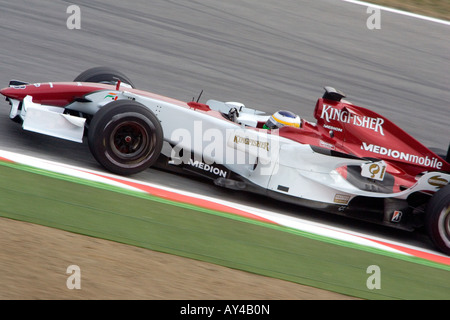 Giancarlo Fisichella Force India-Ferrari conduite pour l'équipe de Formule 1 Banque D'Images