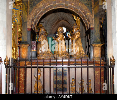 La cathédrale de Southwark London , Tombeau d'Échevin , et philanthrope , Richard Humble , & family , qui est mort le 13 avril 1616 . Banque D'Images