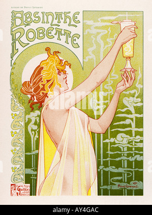 Affiche absinthe Banque D'Images