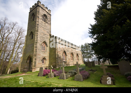 St Giles Church Calke Abbey Banque D'Images