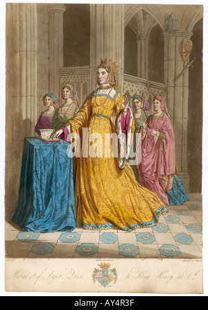 Marguerite d'Anjou 1450 Banque D'Images