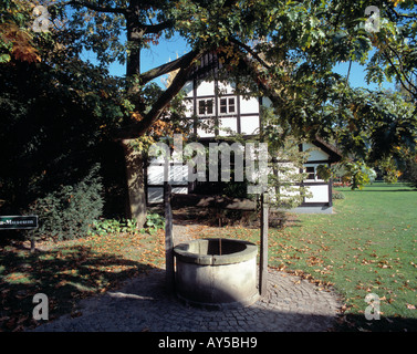 Groenegau-Heimatmuseum Groenenbergpark à Melle, im Naturpark Noerdlicher Wald-Wiehengebirge Teutoburger, Osning, Osnabruecker Pays, Niedersachsen Banque D'Images