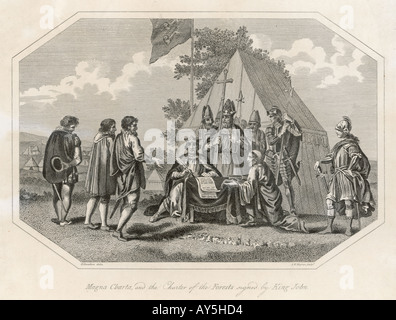 Magna Carta Warren Banque D'Images