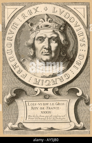 Louis VI Le Gros Banque D'Images