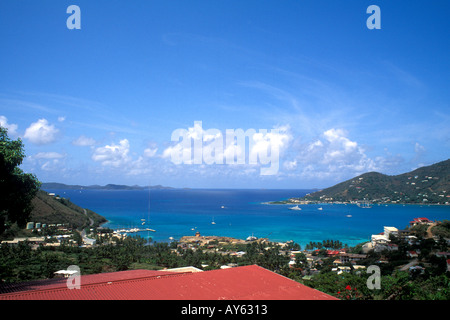 Road Bay Road Town Tortola BVI Iles Vierges britanniques. Banque D'Images