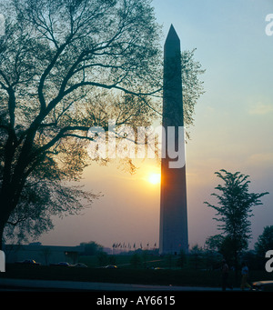 Washington Monument Washington DC USA Banque D'Images