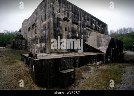 Le Blockhaus d'Éperlecques (anglais : bunker d'Éperlecques, également appelé « bunker Watten » ou simplement « Watten ») est un couchette de la Seconde Guerre mondiale Banque D'Images