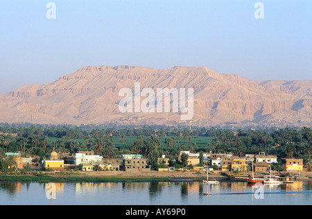 Egypte Vallée du Nil Louxor nécropole thébaine Banque D'Images
