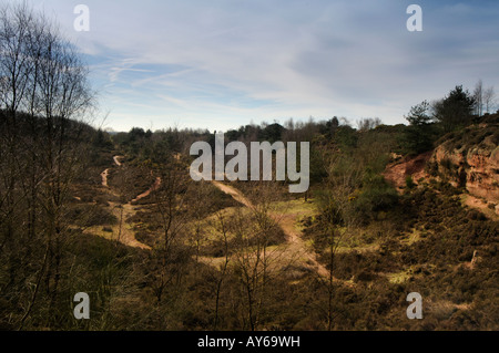 Parkhall canyon Parc Campagne Banque D'Images