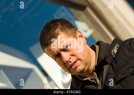 Les gens sur place, London Banque D'Images