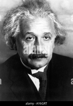 Portrait du physicien Albert Einstein. Banque D'Images