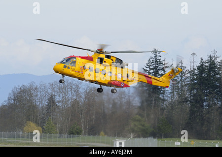 Comox Canada - Canadian Air Force AgustaWestland EHI CH-149 Cormorant EH-101 (MK511) Banque D'Images