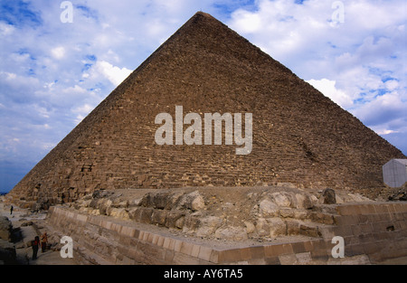 Mortuaire royal égyptien et des bâtiments sacrés des pyramides de Gizeh Nécropole Caire République arabe d'Egypte Afrique du Nord Moyen-orient Banque D'Images