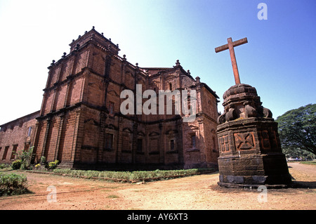La basilique du Bon Jésus à Old Goa Inde Banque D'Images