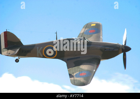 Hawker Hurricane British et alliés de la DEUXIÈME GUERRE MONDIALE Avion de chasse Banque D'Images