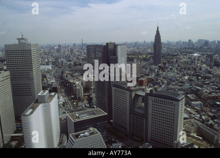 Voir l'hôtel Park Hyatt de Tokyo, Japon Banque D'Images