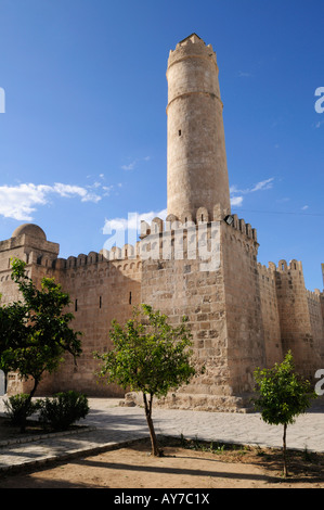 Tour du Ribat Sousse Tunisie Banque D'Images