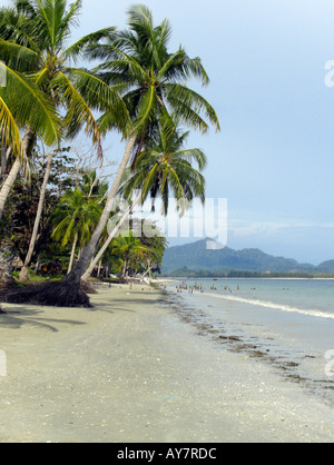 Hat Farang beach l'île de Ko Muk Thaïlande Banque D'Images