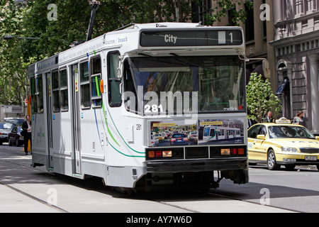 Australie Victoria Melbourne Tramway Banque D'Images