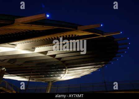 Canopy au parc Central Gateway Manchester UK. Architectes Aukett Fitzroy, Robinson. Banque D'Images