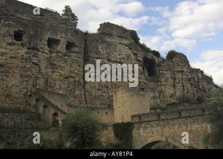 Bock casemates dans la ville de Luxembourg, Grand-Duché de Luxembourg Banque D'Images