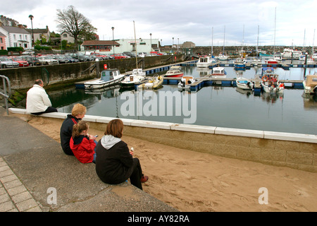 Le comté d'Antrim marina Ballycastle Banque D'Images