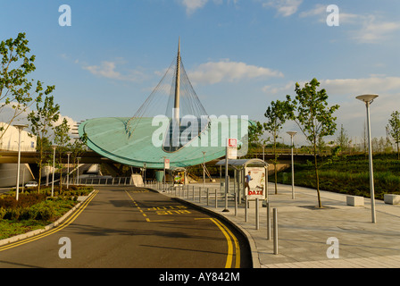 Central Park Gateway Manchester UK. Architectes Aukett Fitzroy, Robinson. Banque D'Images