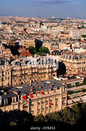 Vue de la Tour Eiffel, Paris, France Banque D'Images
