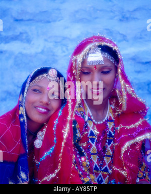 Danseurs indiens, Jodhpur, Inde Banque D'Images