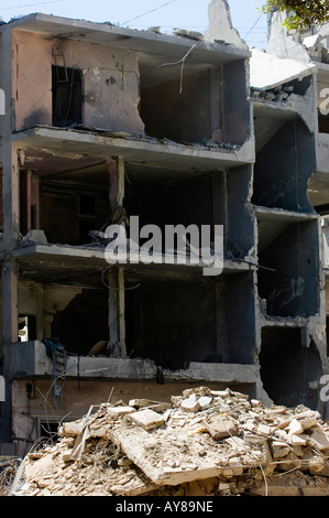 Destruction en hizbuallah salon Beyrouth Liban Moyen-Orient Asie Moyen-orientale Asie Banque D'Images