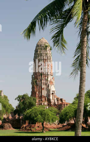 Wat Phra Ram temple Khmer Ayutthaya Thaïlande Banque D'Images