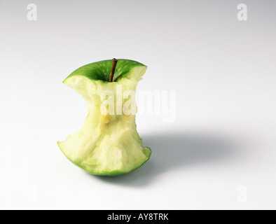 Apple core, close-up Banque D'Images