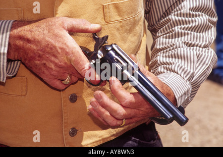 Américaine Cowboy 45 Pistolet Parfois Appelé Hogleg. Banque D