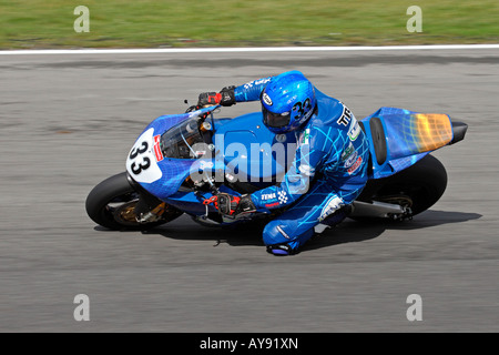 Michael Howarth British Superbike Brands Hatch 2008 Équipe Surtees,Tena pour les hommes. Banque D'Images