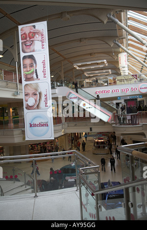 Norwich Castle Mall shopping center Banque D'Images