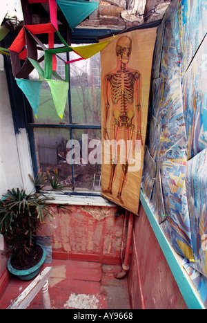 Au lieu d'escalier de Agnes Squat dans Kennington le sud de Londres.