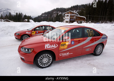 VOLVO T5 2008 ROUGE Banque D'Images