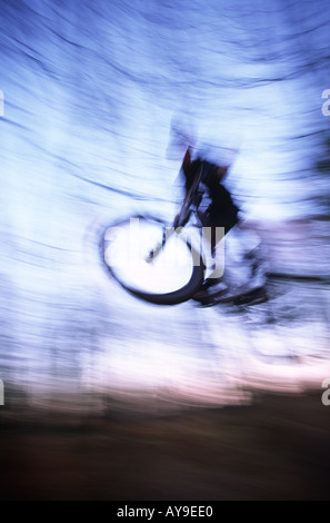 Abstract Vtt Jump Banque D'Images