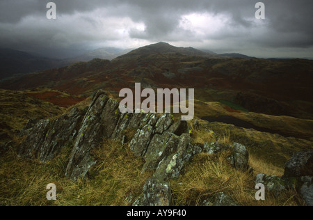 Stickle Pike Lake District Cumbria England UK Banque D'Images