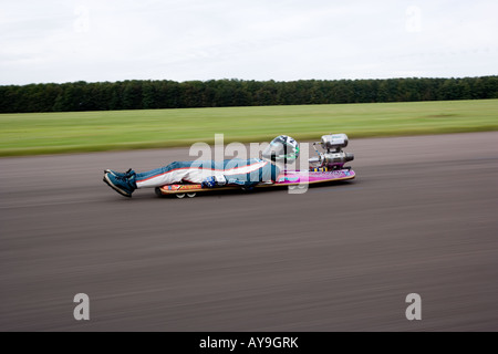 JOEL KING LUGE JET POWERED Banque D'Images