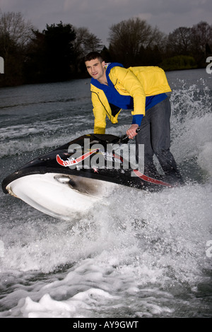 Spencer Wells jet ski fashion Banque D'Images