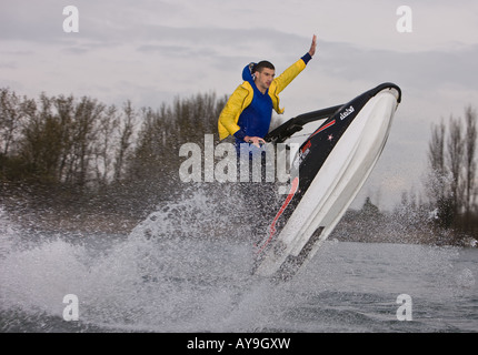 SPENCER WELLS JET SKI FASHION Banque D'Images