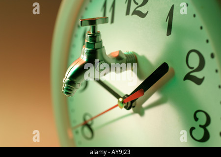 Appuyez sur horloge Banque D'Images