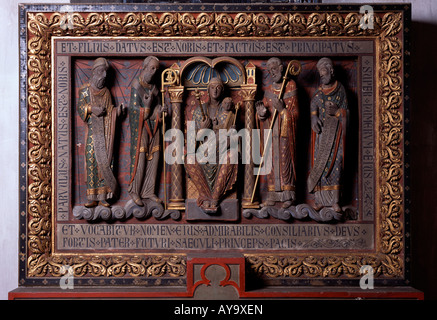 Bei Brauweiler Pulheim, Abteikirche, Romanisches Altarretabel Banque D'Images