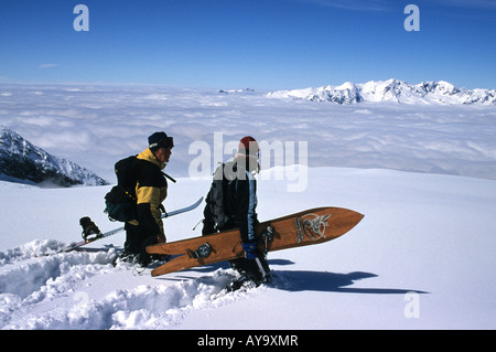 PLANCHE À NEIGE Banque D'Images